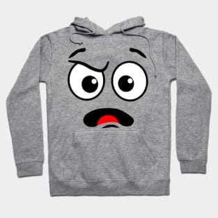 Surprised face Hoodie